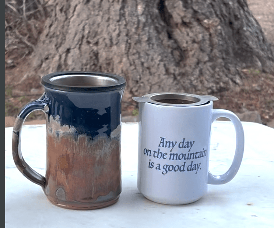 Two mugs of Tahoe Teas